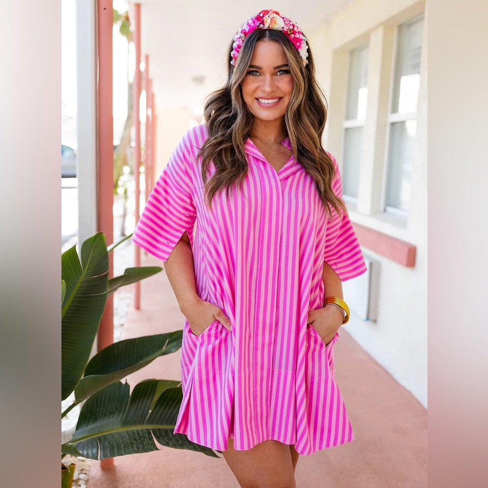 Buddy Love Stevie Shirt Dress with Matching Headband